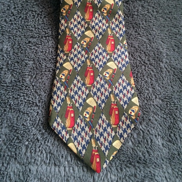 Tommy Hilfiger Tie - Golf design - Picture 2 of 6